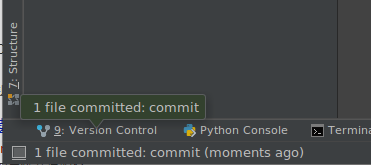 commit result